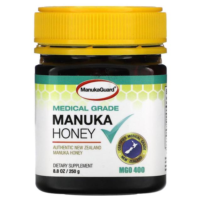 ManukaGuard, Mel Manuka de Grau Médico, MGO 400, 8,8 onças (250 g) on Productcaster.