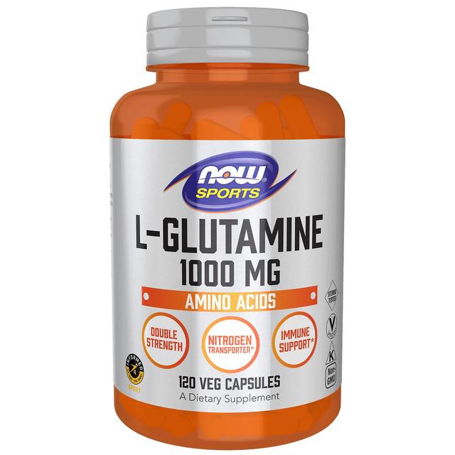 NOW Foods L-Glutamine 1,000 mg 120 Capsules on Productcaster.