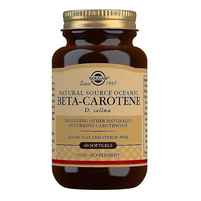 Betacaroteno oceánico de origen natural 7 mg cápsulas blandas 60 (12536376)- on Productcaster.