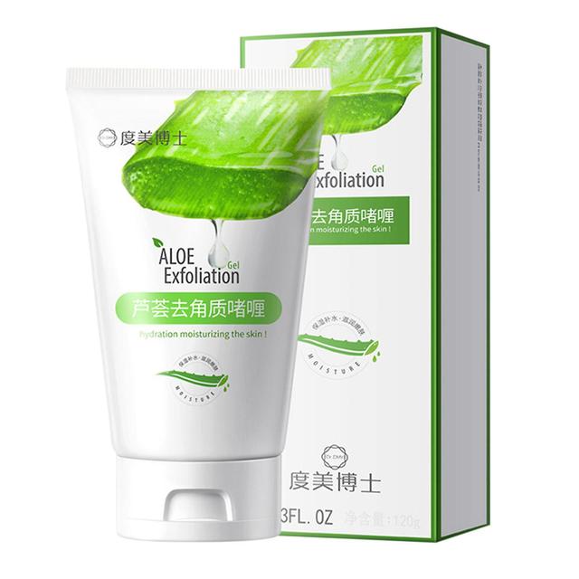 Taishh Barbados Aloe Gel Esfoliante Plant Essence 120g limpa suavemente e remove a pele morta sem irritar todo o corpo pode ser usado Verde on Productcaster.