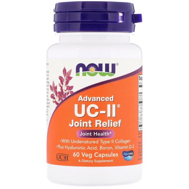 Now Foods, Advanced UC-II Joint Relief, 60 kapsułek roślinnych on Productcaster.