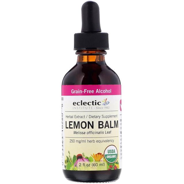 Eclectic Institute, Organic Lemon Balm, 2 fl oz (60 ml) on Productcaster.