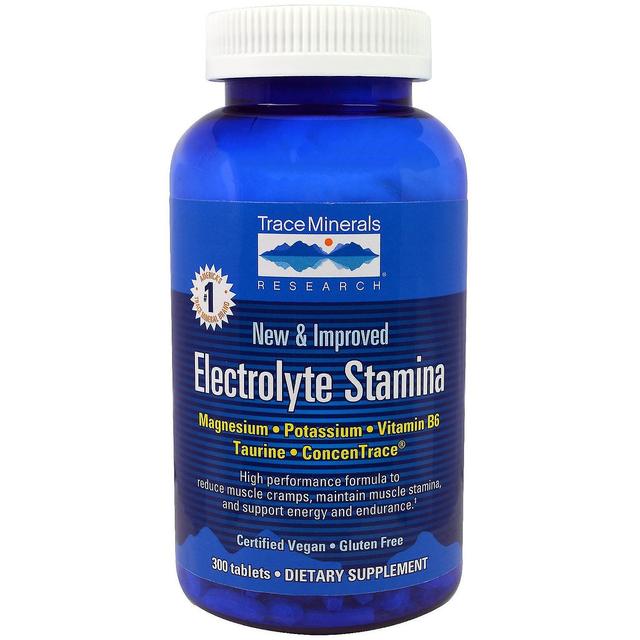 Trace Minerals Research, Electrolyte Stamina, 300 Tablets on Productcaster.