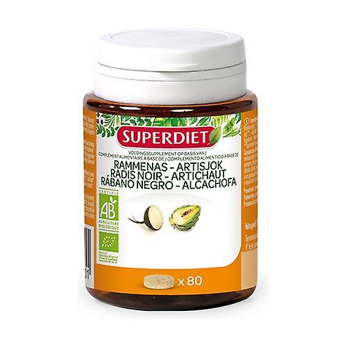 Super Diet Čierna reďkovka a artičok Bio 80 tablety on Productcaster.