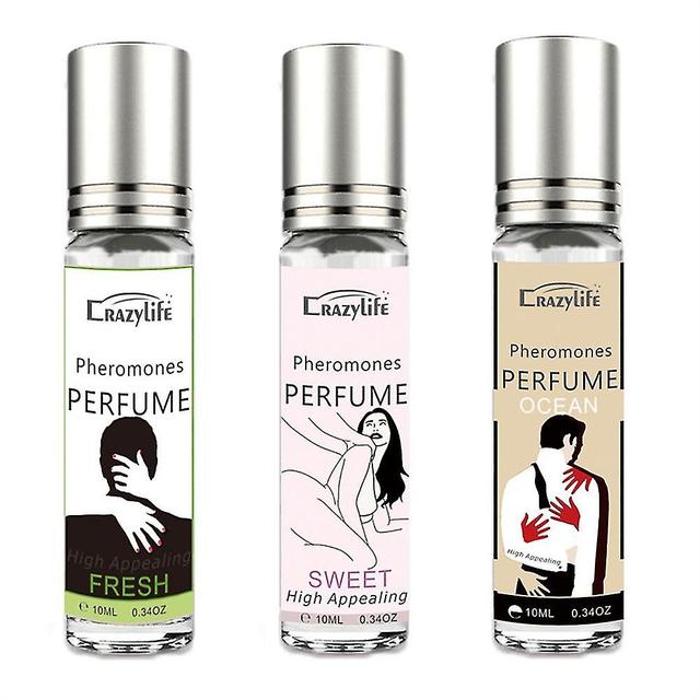 Perfume For Women And Men Long Lasting Pheromone Eau De Toilette Fresh Sweet Ocean Perfume 10ml 2PCS on Productcaster.