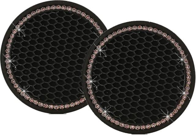 Lot de 2 sous-Verres de Voiture Bling, sous-Verre de Porte-gobelet de Boisson, Tapis de Tasse d'insertion de Strass en Cristal Automatique Univers on Productcaster.