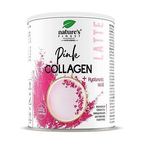 Natures Finest Pink Collagen pulveriseret pink latte kollagen drikke 125 g pulver (vanilje - kokosnød) on Productcaster.