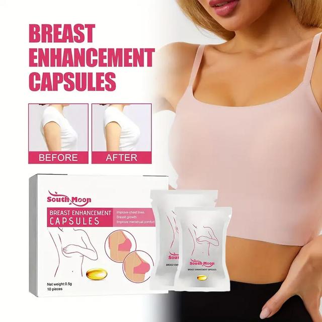 10 Capsules Of Breast Firming Care Capsules: Gentle, Moisturizing, Plumping, Lifting And Strengthening Breast Care Capsules 2pc on Productcaster.