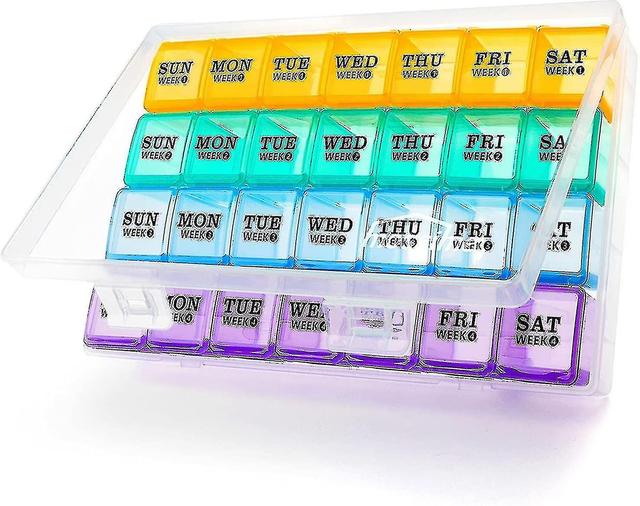 Xl Lar Pill Izer 4 Weeks, 28 Day Pill Box Izer Weekly, Big on Productcaster.