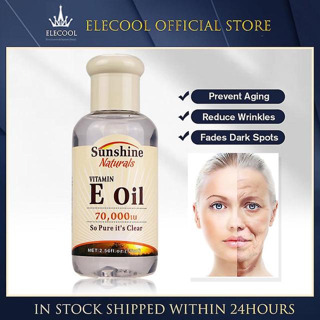 Cosmetics Sunshine Naturals Vitamin E Oil 70000iu Liquid 75ml Aging Wrinkles Skin Care on Productcaster.