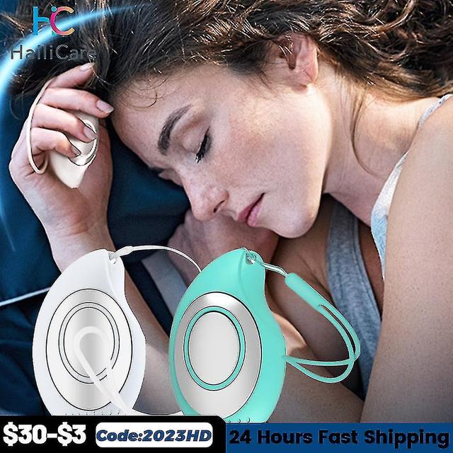 Microcurrent Sleep Aid Machine, Handheld Sleep Aid Fast Asleep Helper Relieve Insomnia Anxiety Fast And Deep Sleep Green on Productcaster.