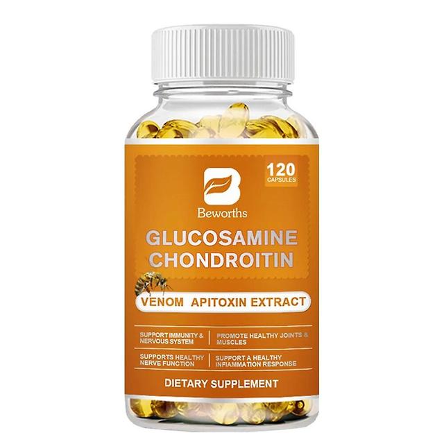 Eccpp Glucosamine Chondroitin Diet Natural Bee Venom Extract Joint Pain Relief,anti-aging,anti-inflammation,tendonitis,herniated Disc 120pcs 3bottles on Productcaster.