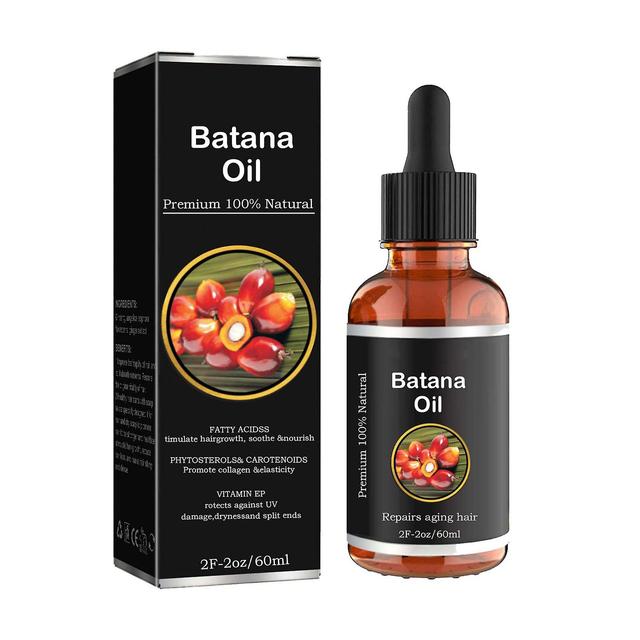 Taishh Batana Oil For Health Hair, fremmer hår wellness for mænd & kvinderforbedrer hår & hud udstråling, efterlader dit hår glattere olie 60ml Brown on Productcaster.