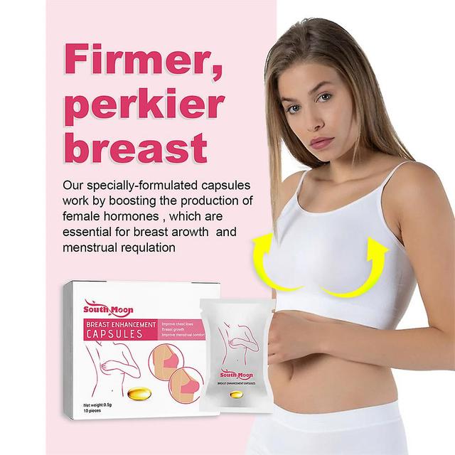 Breast Enhancement Capsule Promote Breast Lift Up Increase Tightness Moisturizing Smooth Anti-Sagging Breast Fast Growth Care 40pcs on Productcaster.