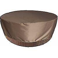 Housse de protection ronde pour jacuzzi, Table de jardin, Spa, jacuzzi, avec lastique pour meubles de baignoire extrieure, 190 x 89 cm (marron) on Productcaster.