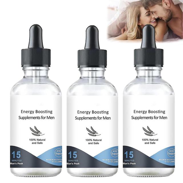 Hxetlv Blue Direction Drops for Men, Secret Drops for Strong Men, Energy Boosting Supplements For Men, Male Liquid Drops - Increases Stamina 3pcs on Productcaster.