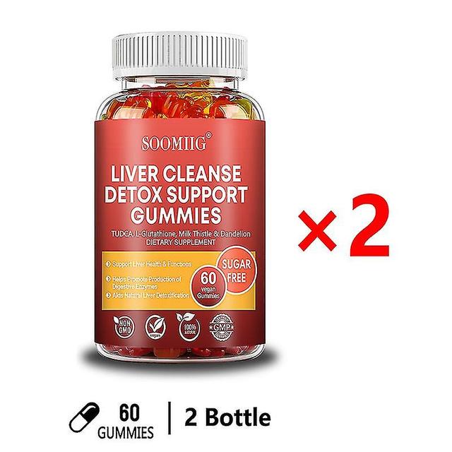 Hywell Liver Cleanse Detox Gummies 20+herbal Blend-natural Liver Health Formula&organic Liver Detox Supplement 60 Vegan Gummies 2 bottle on Productcaster.