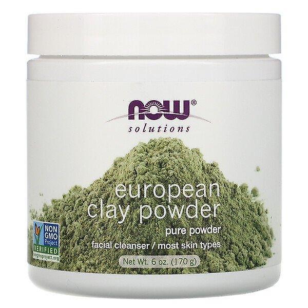 NOW Foods Nu livsmedel, lösningar, europeiskt lerpulver, 6 oz (170 g) on Productcaster.