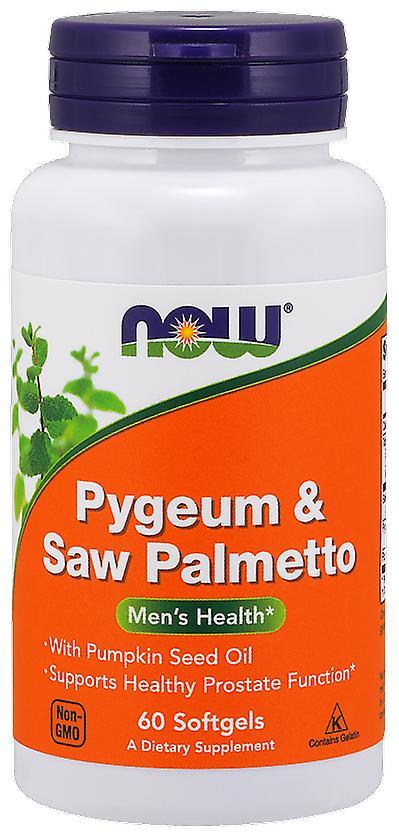 Now Foods Pygeum & Saw Palmetto 60 Softgels on Productcaster.