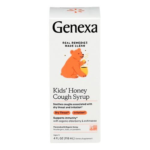 Genexa Kids Cough Syrup Honey, 4 Oz (Pack of 1) on Productcaster.