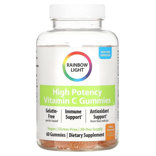 Rainbow Light, Vitamin C Gummies, Citrus, 60 Gummies on Productcaster.