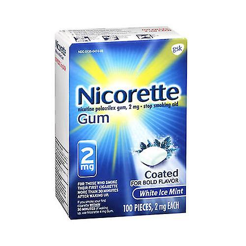 Nicorette Stop Smoking Aid Gum,2 mg,100 Each (Pack of 1) on Productcaster.