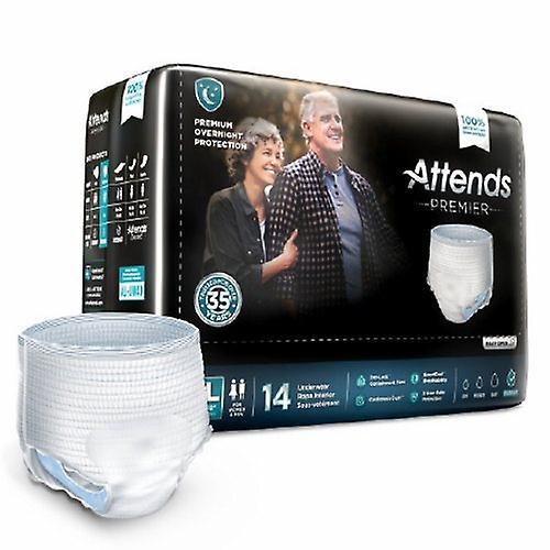 Attends Unisex Adult Absorbent Underwear Premier X-Large, Count of 56 (Pack of 1) on Productcaster.