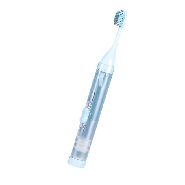 Szmtcv Travel Toothbrush Kit Foldable Toothbrush Built-in Toothpaste Container on Productcaster.