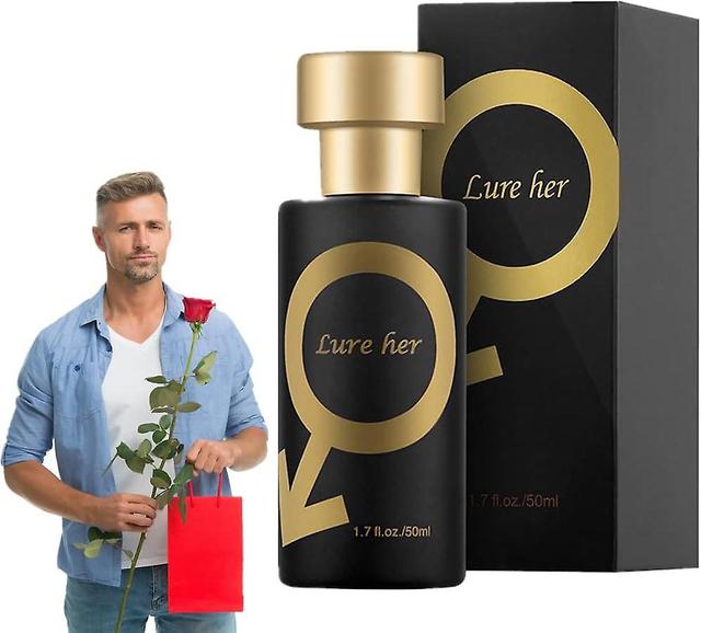 Verführen Sie Her Fragancia Para Hombres, Colonia De Feromonas Doradas Para Hombres Verführen Sie A Mujeres, Parfüm Romntico Con Purpurina Mann on Productcaster.