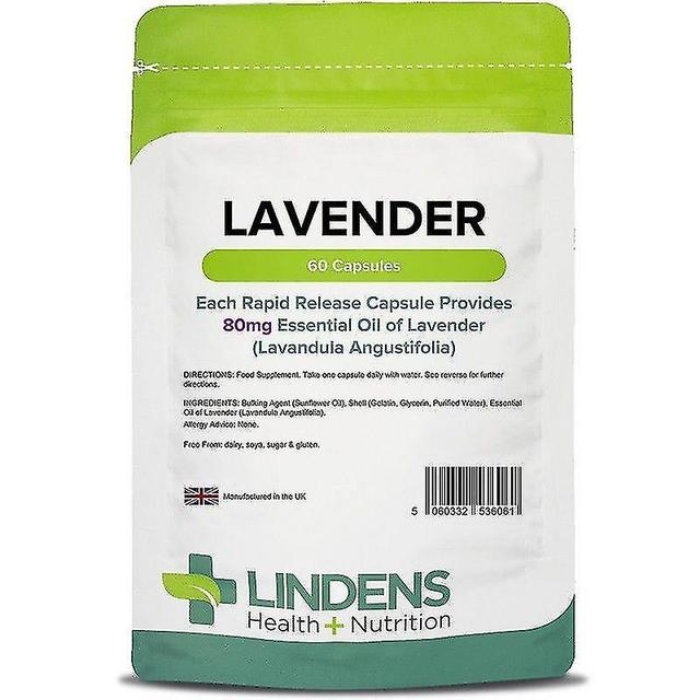 Lavender 80mg Capsules 60 (6061)- on Productcaster.