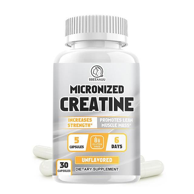 Visgaler Monohydrate Creatine Capsules Improve Energy Endurance Performance Enhance Athletic Muscle Growth For Adults Gym 30pcs on Productcaster.