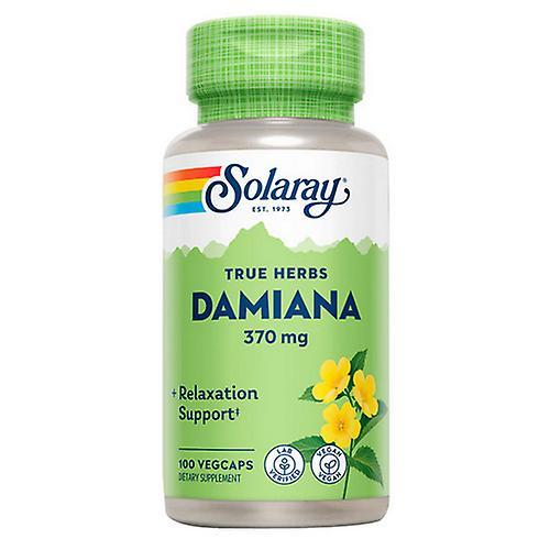 Solaray Damiana,370 mg ,100 Caps (Pack of 4) on Productcaster.