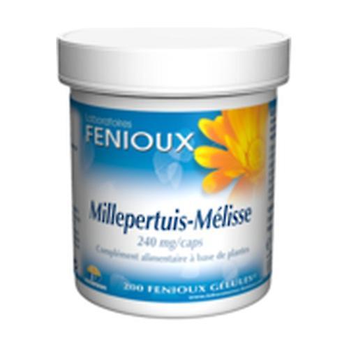 Fenioux Millepertuis Melissa 200 capsules of 240mg on Productcaster.