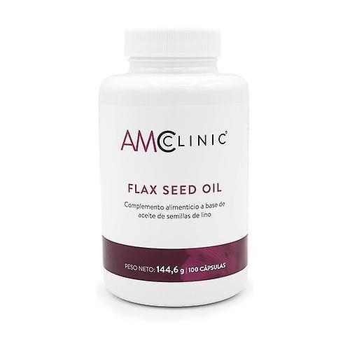 AMClinic Flax seed oil 100 capsules on Productcaster.