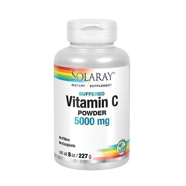 Solaray vitamine c kristallijn 5000mg | gebufferd poeder voor een zachte spijsvertering | gezonde immuunfunctie 8 oz on Productcaster.