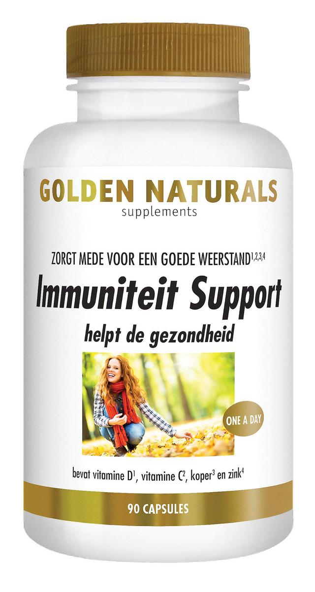 Golden Naturals Immuniteit Support (90 vegetarische capsules) on Productcaster.