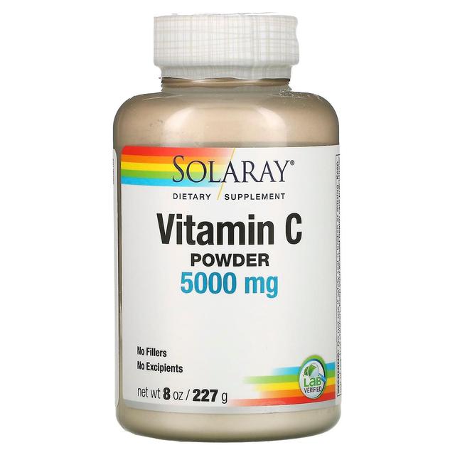 Solaray, Vitamina C in polvere, 5.000 mg, 8 oz (227 g) on Productcaster.