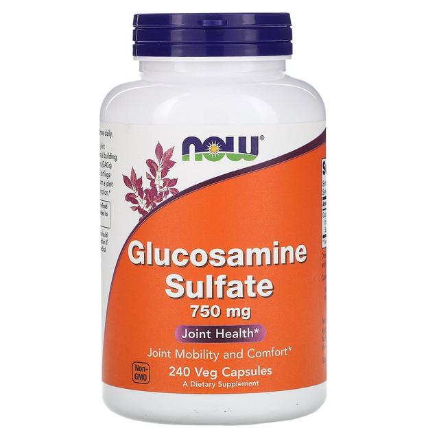 NOW Foods, Glucosamine Sulfate, 750 mg, 240 Veg Capsules on Productcaster.