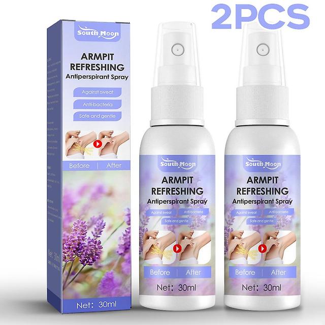 Vicbuy 1/2pcs Lavender Deodorant Sweat Spray Armpit Sweat Odor Body Odor Spray Deodorant Sweat Lotion For Men Women 30ml on Productcaster.