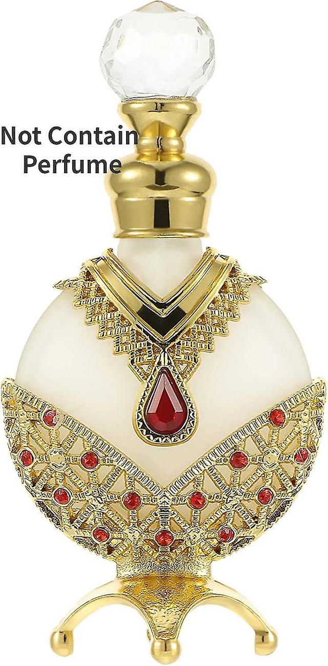 Empty Glass Perfume Bottle Vintage Glass Essential Oil Bottle Arabes De Mujer Perfume Dispenser Not Contain Perfume Transparent on Productcaster.