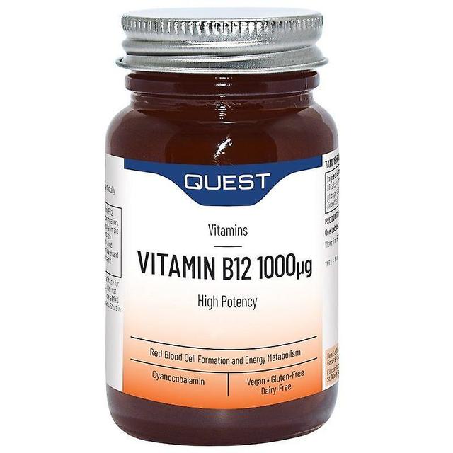 Quest Vitamins Quest Vitamina B12 1000mcg Tabs 90 (601227) on Productcaster.