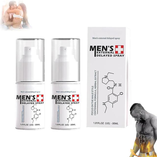 Gaoxing Menns langvarige forsinkelse sterkere spray, menns ekstern forsinket spray, menns forsterkerspray 30ml, menns ekstern forsinket spray 2 Pcs on Productcaster.