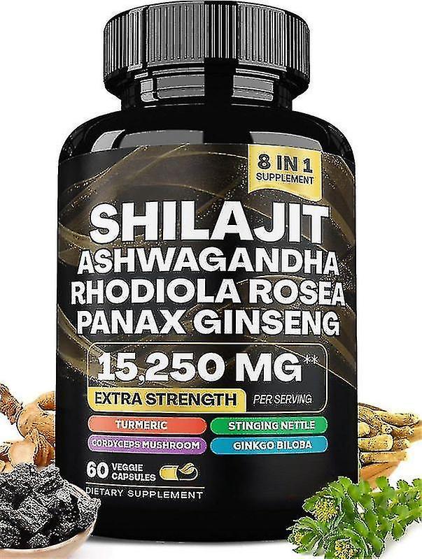 Shilajit Pure Himalayan 15,250mg (60 Capsules) Shilajit Pure Himalayan Organic, Shilajit Capsule Organic Himalayan Rich With Trace Minerals 1 Pcs ... on Productcaster.