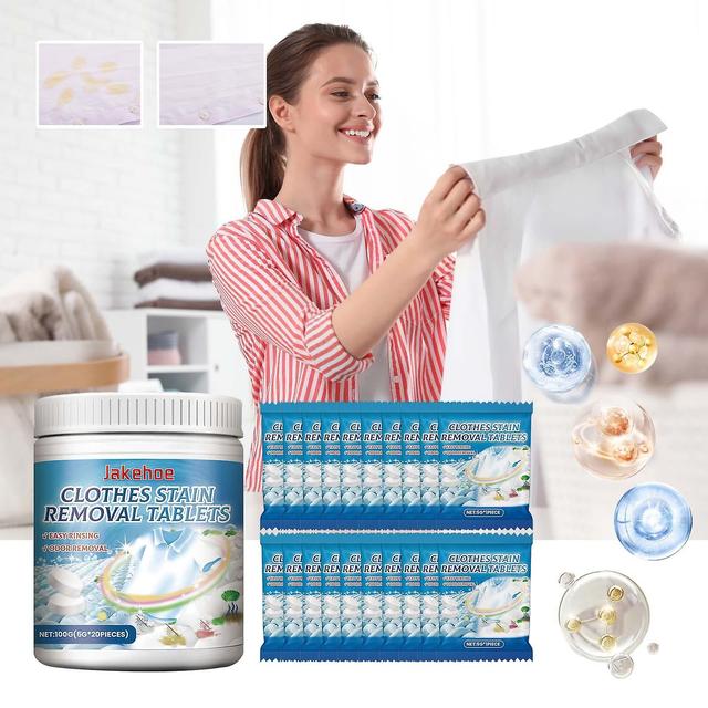 Gaoguang Clothes Stain Removal Tablets Clothes Cleaning Tablets Tablets For Clothes GAO3653 Blue Free Size on Productcaster.