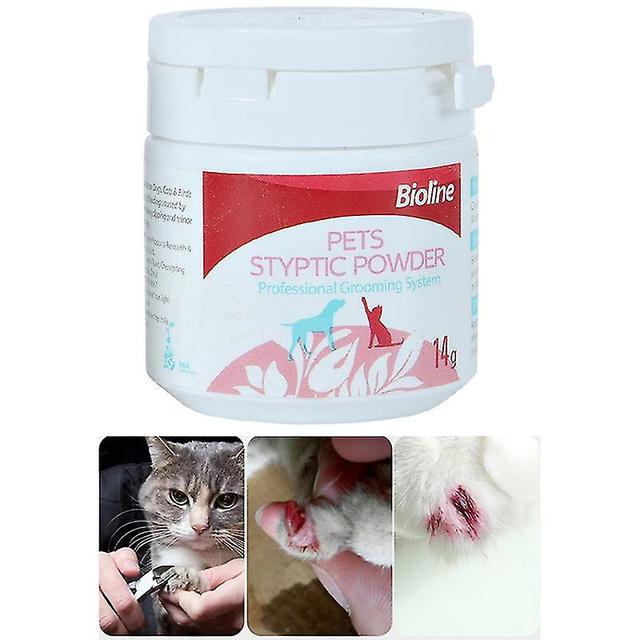 Pet Styptic Stop Bleeding Pó Cão Gato Traumático Hemostático Anti-inflamatório 14G on Productcaster.