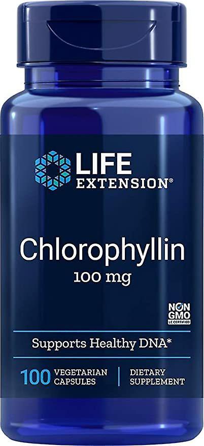 Life Extension Levetidsforlengelse klorofyllin 100 mg 100 vegetabilske kapsler on Productcaster.