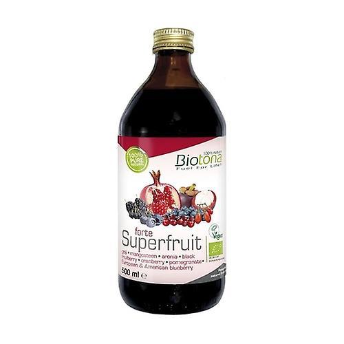 Biotona Strong superfruit 500 ml (Red Berries - Blueberries - Pomegranate - Blackberry - Goji - Mangosteen - Aronia) on Productcaster.