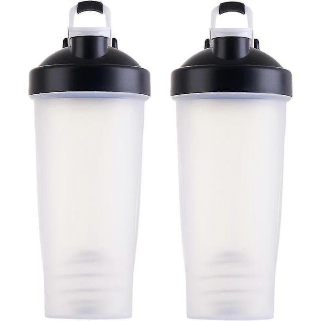 Plastic Protein Shake Bottle For Meal Replacement Shakes & Smoothies, Beverages, Mixing Salad Dressing Black on Productcaster.