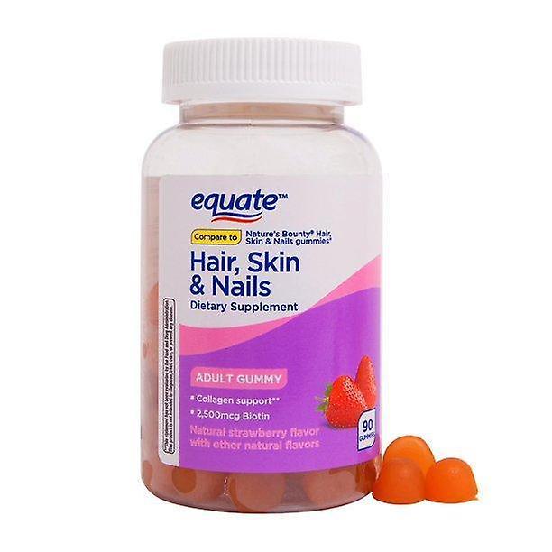 Equate Equiparar cabelo, pele e unhas gengivas biotina, 90 ct on Productcaster.