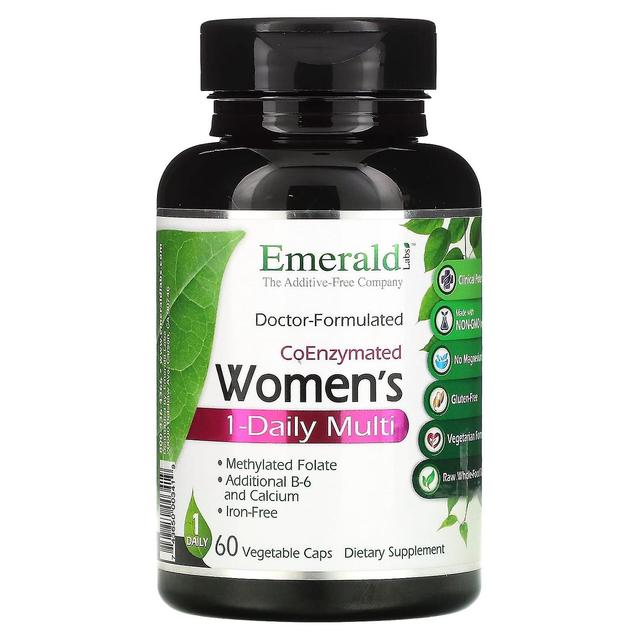 Emerald Laboratories, CoEnzymated Women's 1-Daily Multi, 60 Vegetable Caps on Productcaster.